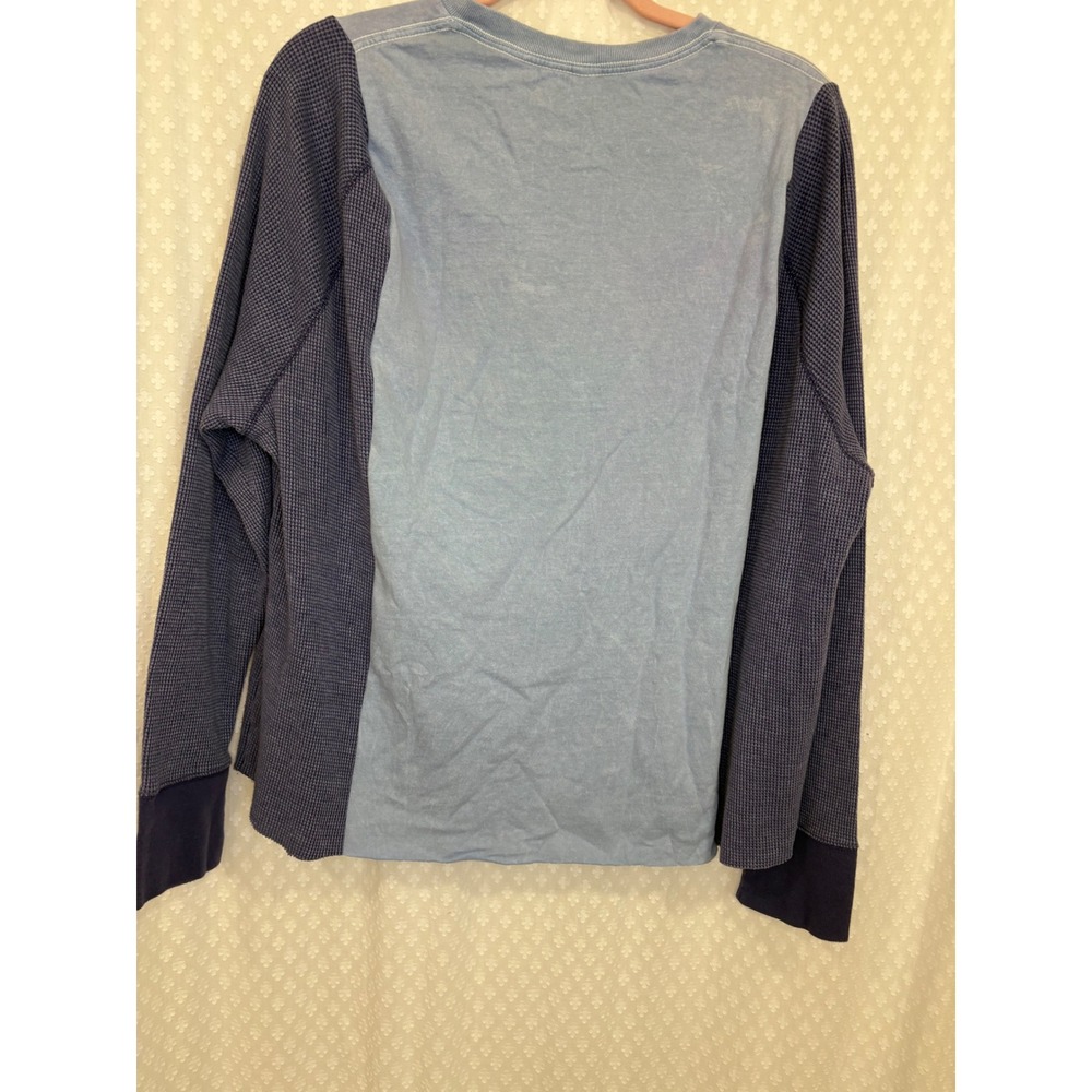 Reworked Upcycled Smiley Nirvana, thermal campfire‎ shirt - Picture 2 of 4